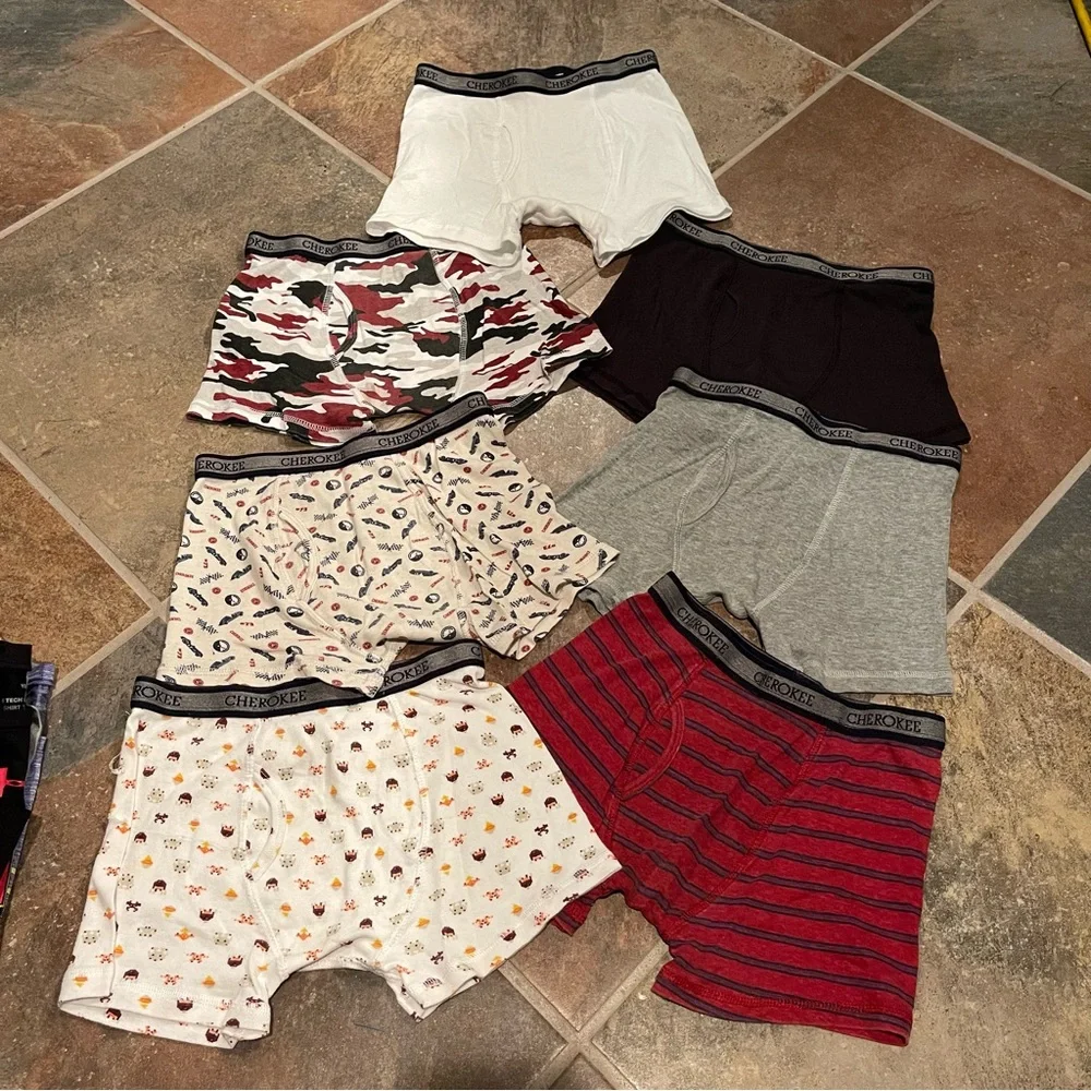 BUNDLE-Pack of 7 Cherokee boys underwear